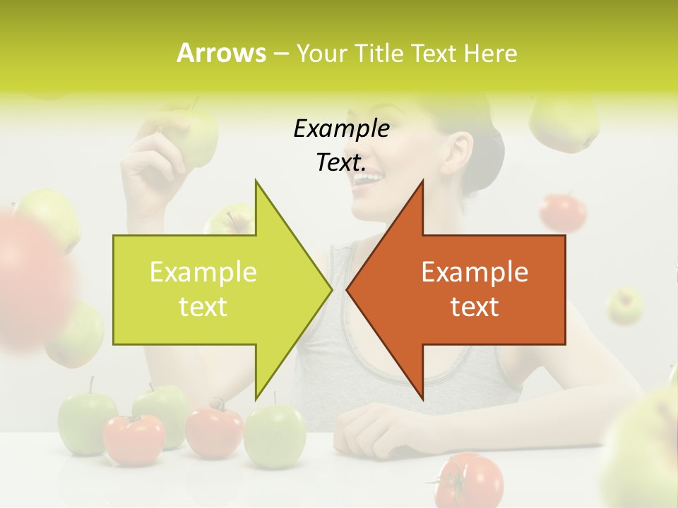 Sit Eating Women PowerPoint Template