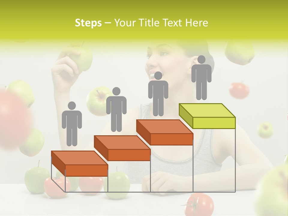 Sit Eating Women PowerPoint Template