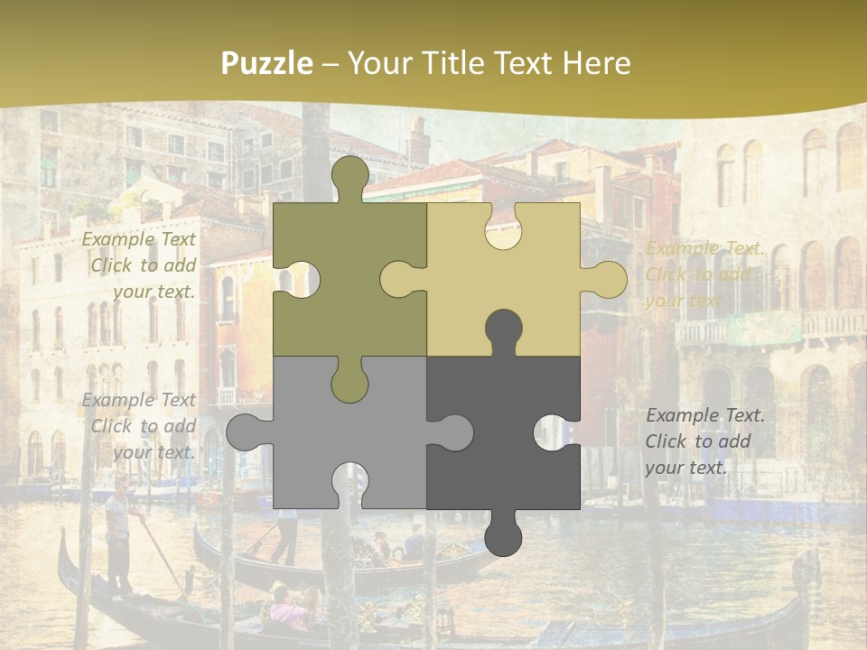 Holiday Artwork European PowerPoint Template