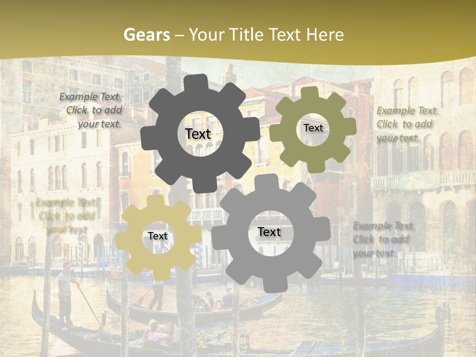 Holiday Artwork European PowerPoint Template