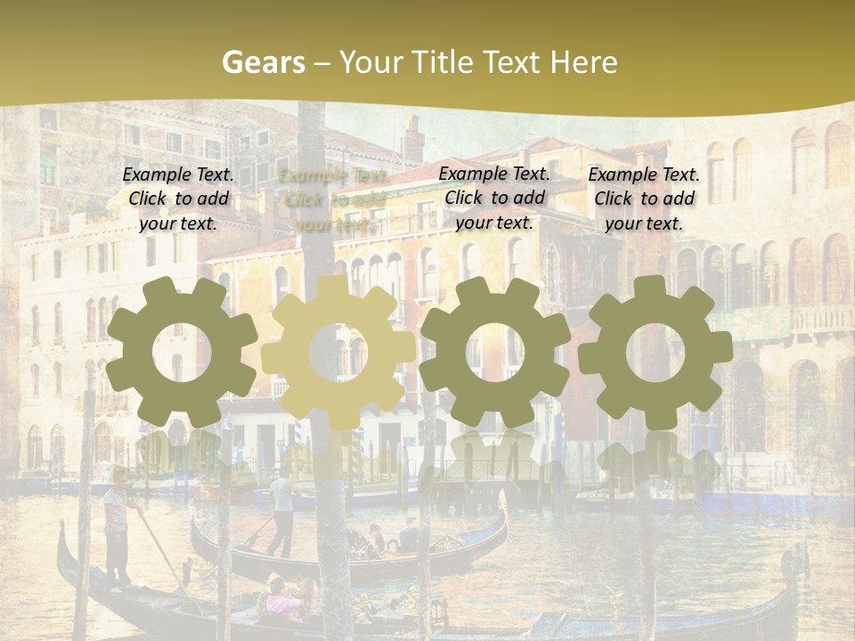 Holiday Artwork European PowerPoint Template