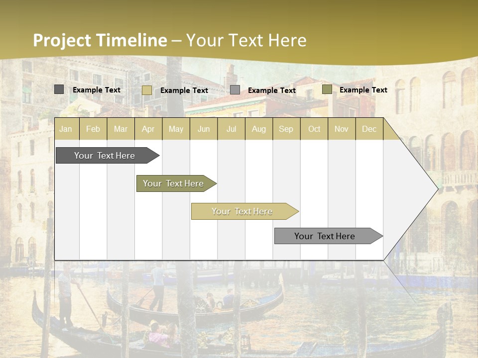 Holiday Artwork European PowerPoint Template