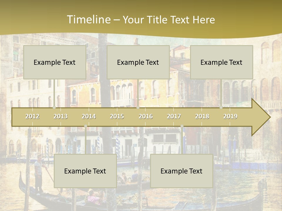 Holiday Artwork European PowerPoint Template