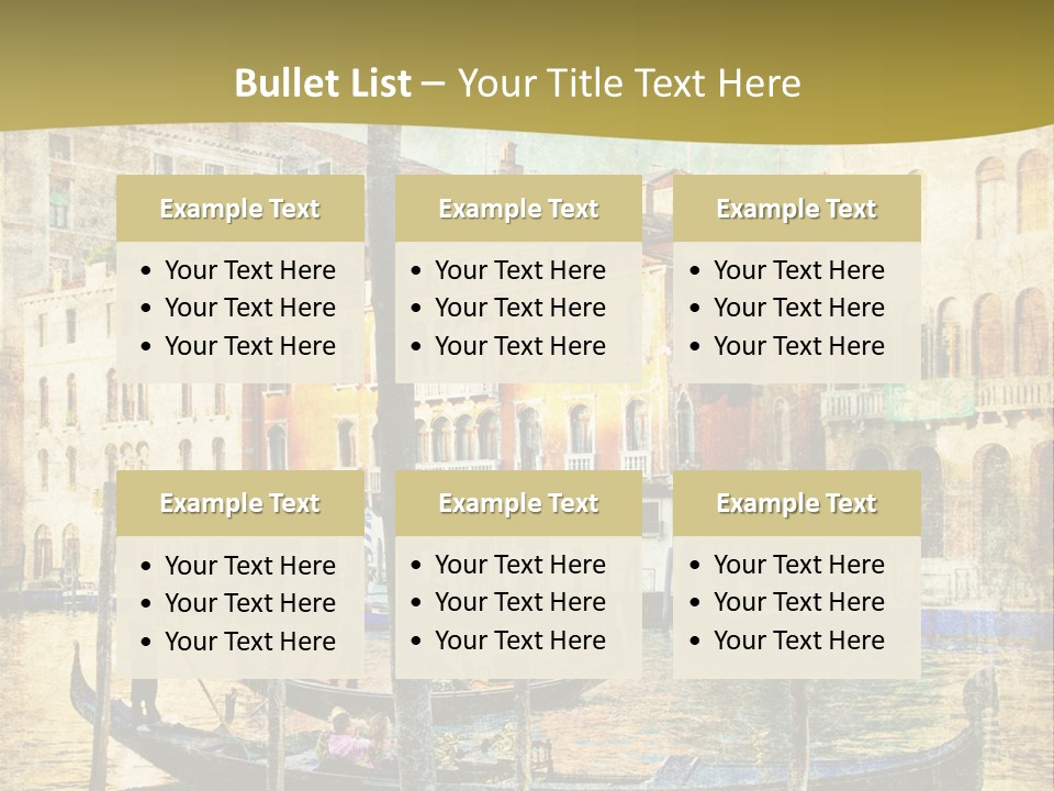 Holiday Artwork European PowerPoint Template