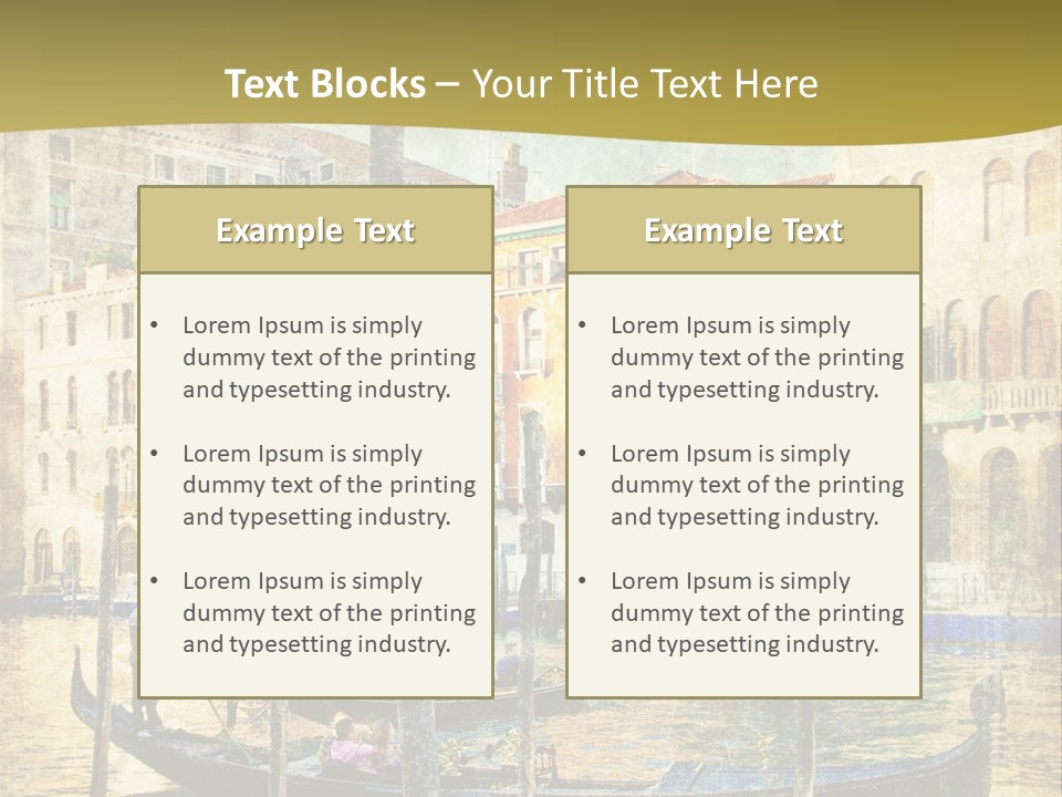 Holiday Artwork European PowerPoint Template