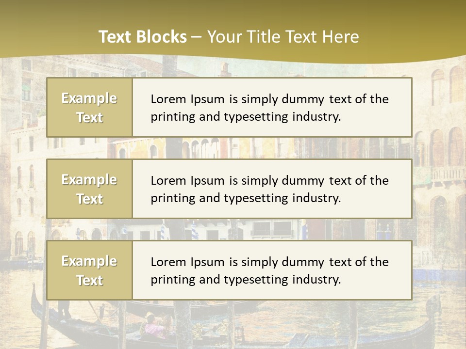 Holiday Artwork European PowerPoint Template