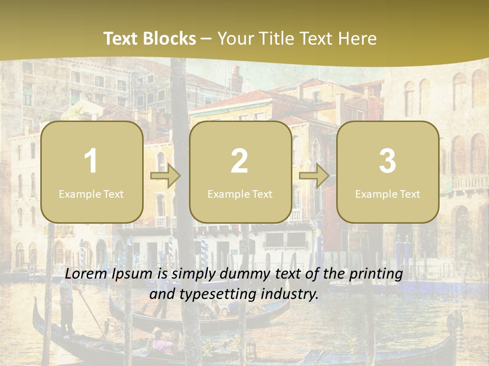 Holiday Artwork European PowerPoint Template