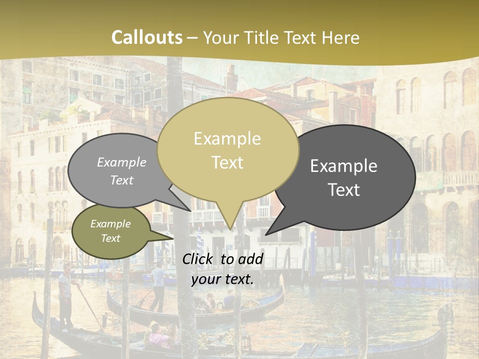Holiday Artwork European PowerPoint Template