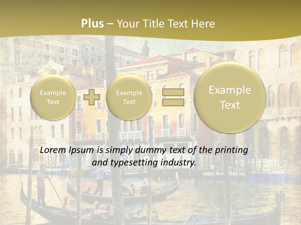 Holiday Artwork European PowerPoint Template