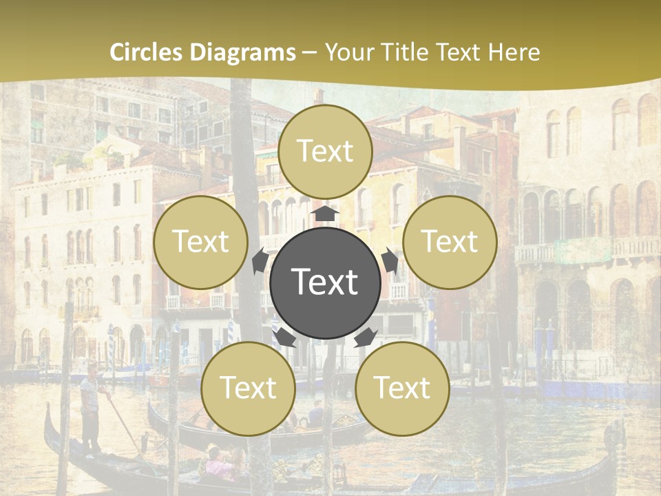 Holiday Artwork European PowerPoint Template