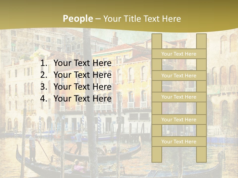 Holiday Artwork European PowerPoint Template