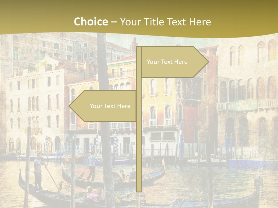 Holiday Artwork European PowerPoint Template