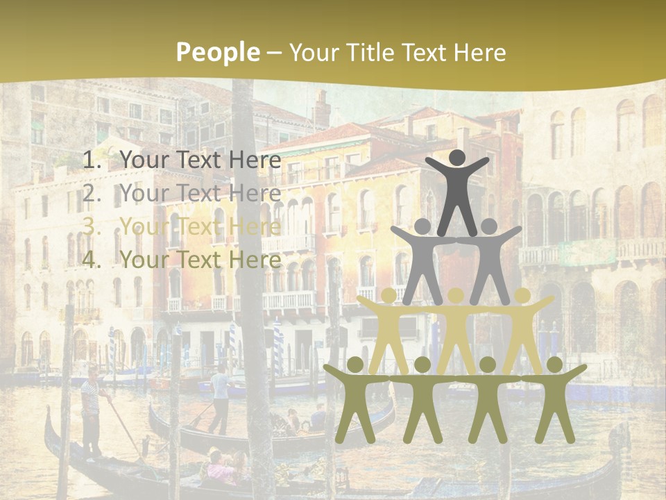 Holiday Artwork European PowerPoint Template