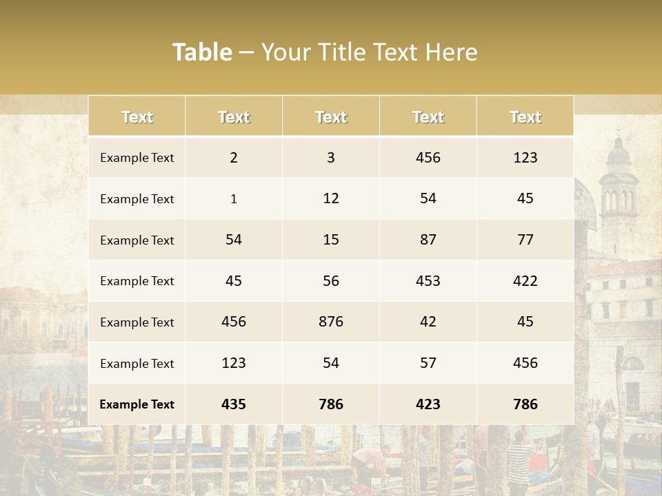 Italy Tourism Dome PowerPoint Template