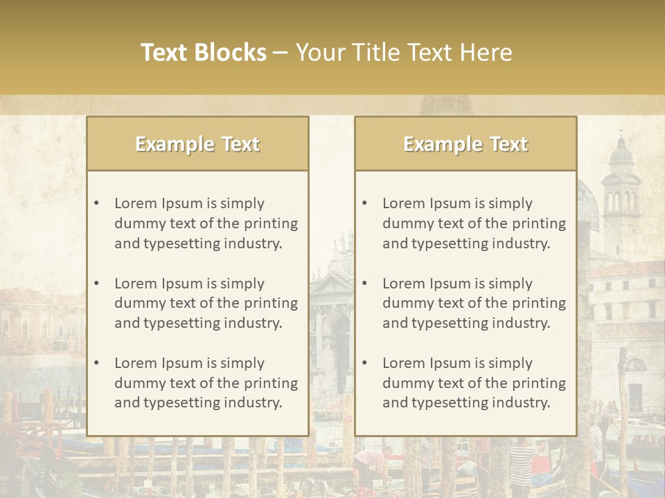 Italy Tourism Dome PowerPoint Template