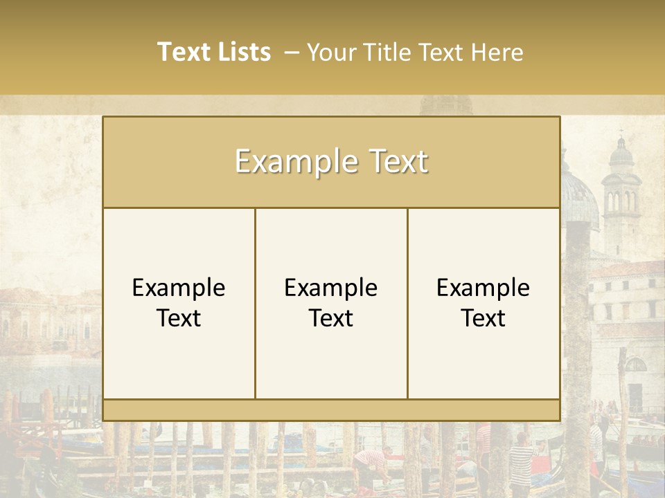 Italy Tourism Dome PowerPoint Template