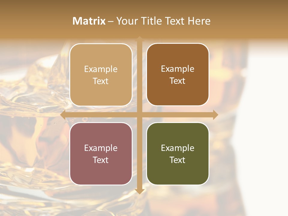 Relax Malt Ice PowerPoint Template