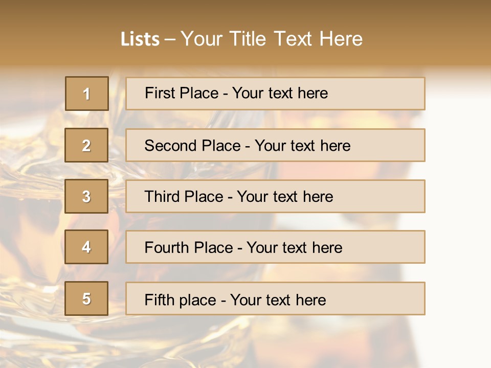 Relax Malt Ice PowerPoint Template