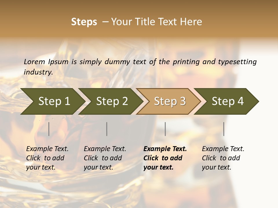 Relax Malt Ice PowerPoint Template