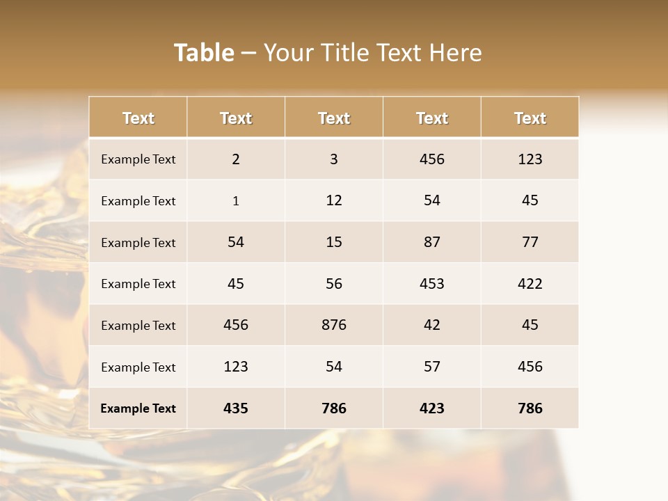 Relax Malt Ice PowerPoint Template