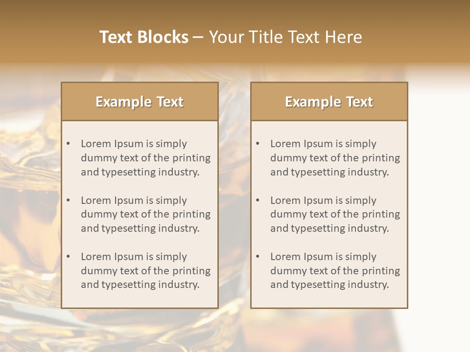 Relax Malt Ice PowerPoint Template