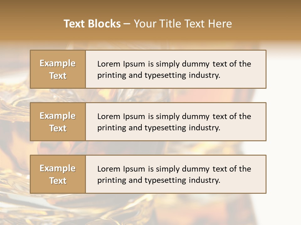 Relax Malt Ice PowerPoint Template