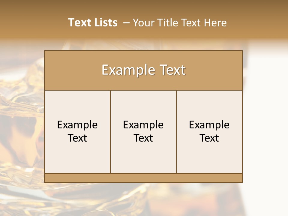Relax Malt Ice PowerPoint Template