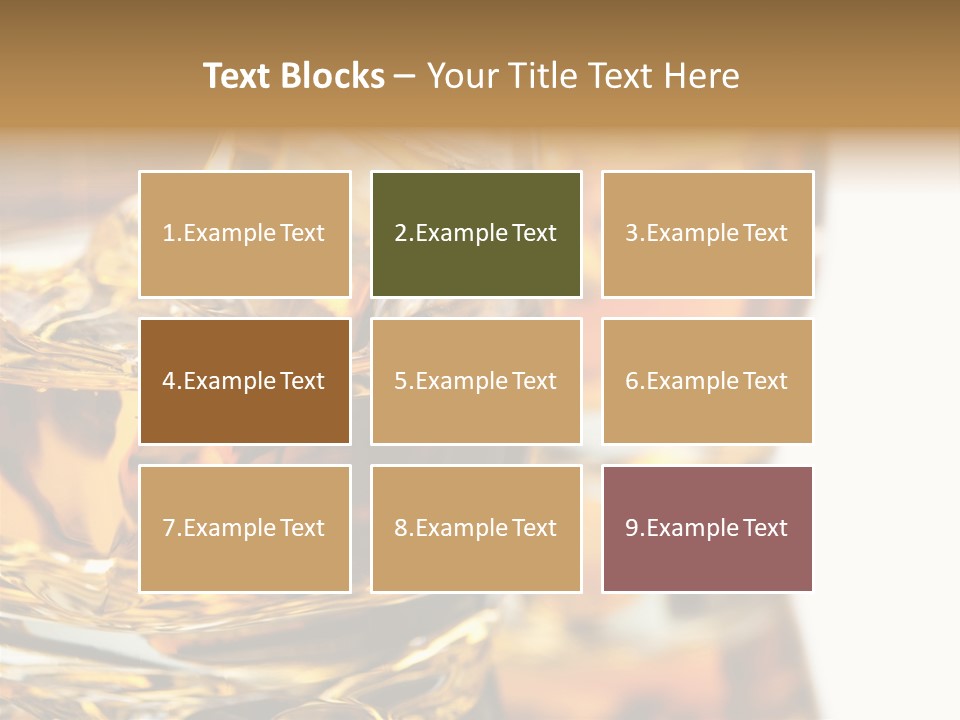 Relax Malt Ice PowerPoint Template