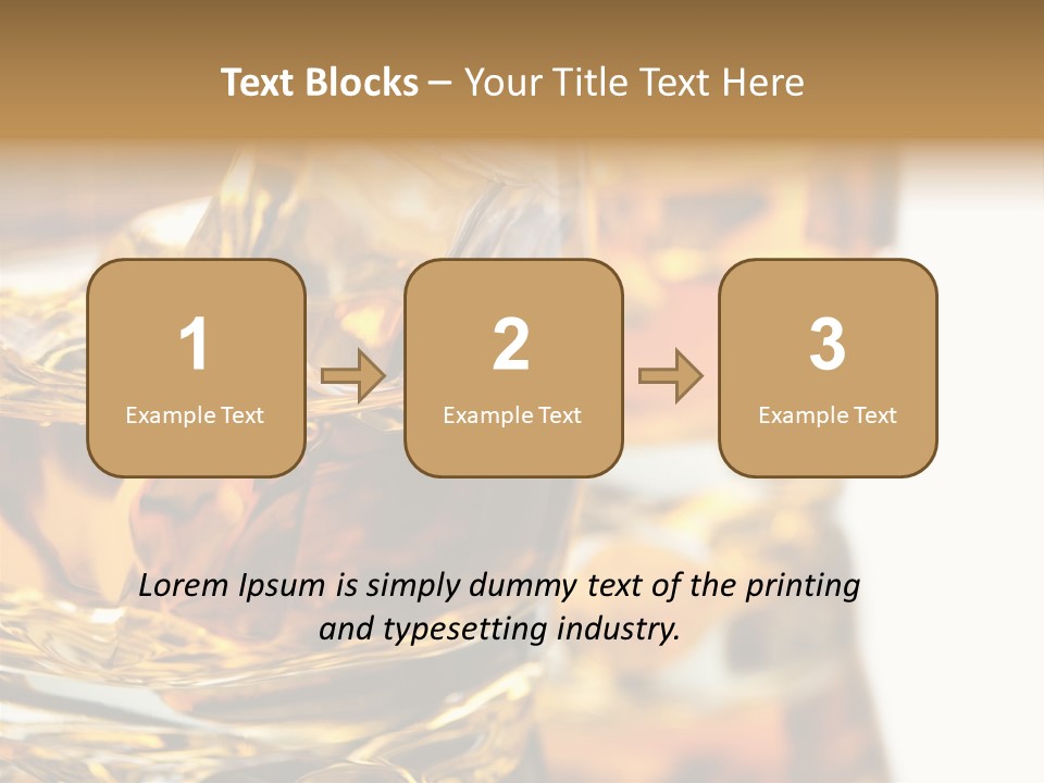 Relax Malt Ice PowerPoint Template