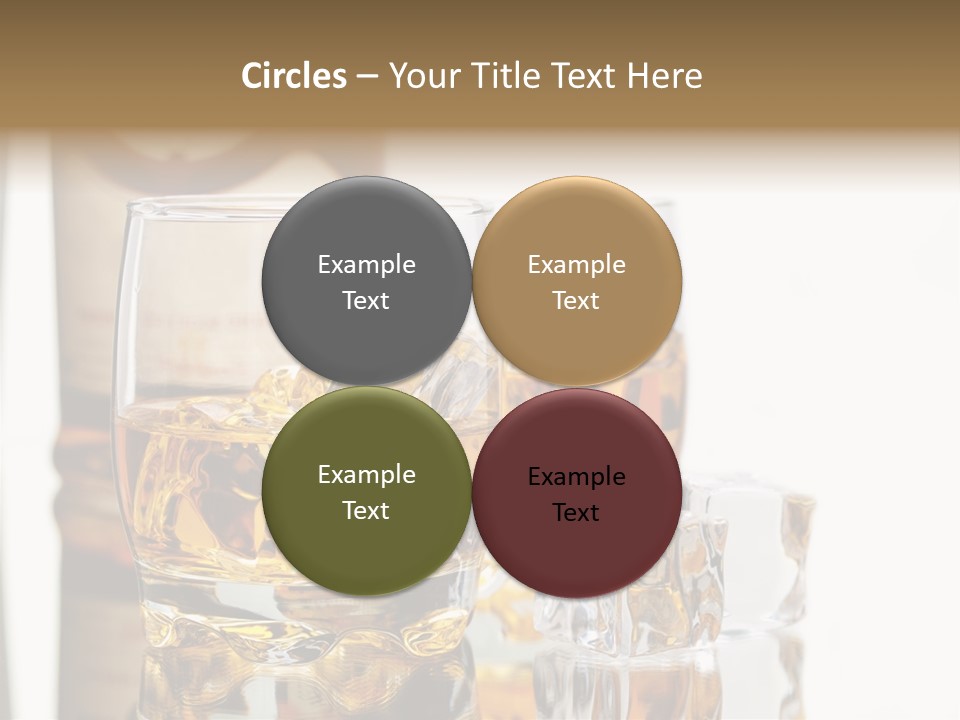 Liquid Ice Whisky PowerPoint Template
