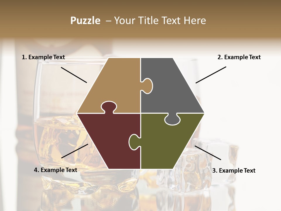 Liquid Ice Whisky PowerPoint Template