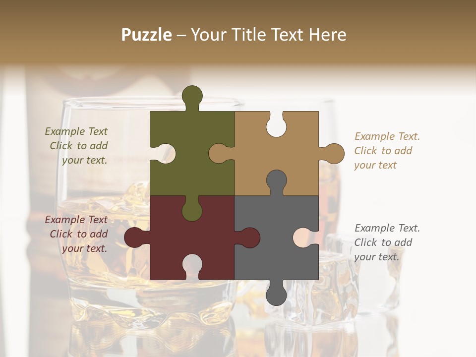 Liquid Ice Whisky PowerPoint Template