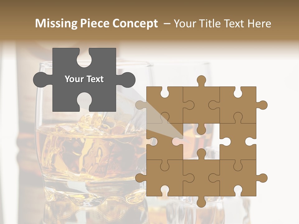 Liquid Ice Whisky PowerPoint Template