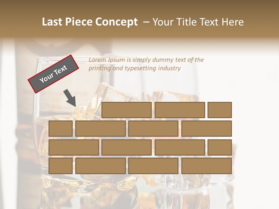 Liquid Ice Whisky PowerPoint Template