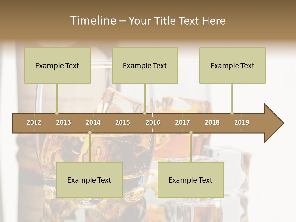Liquid Ice Whisky PowerPoint Template
