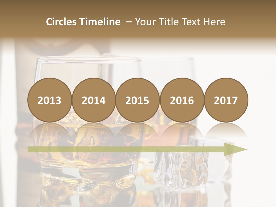 Liquid Ice Whisky PowerPoint Template
