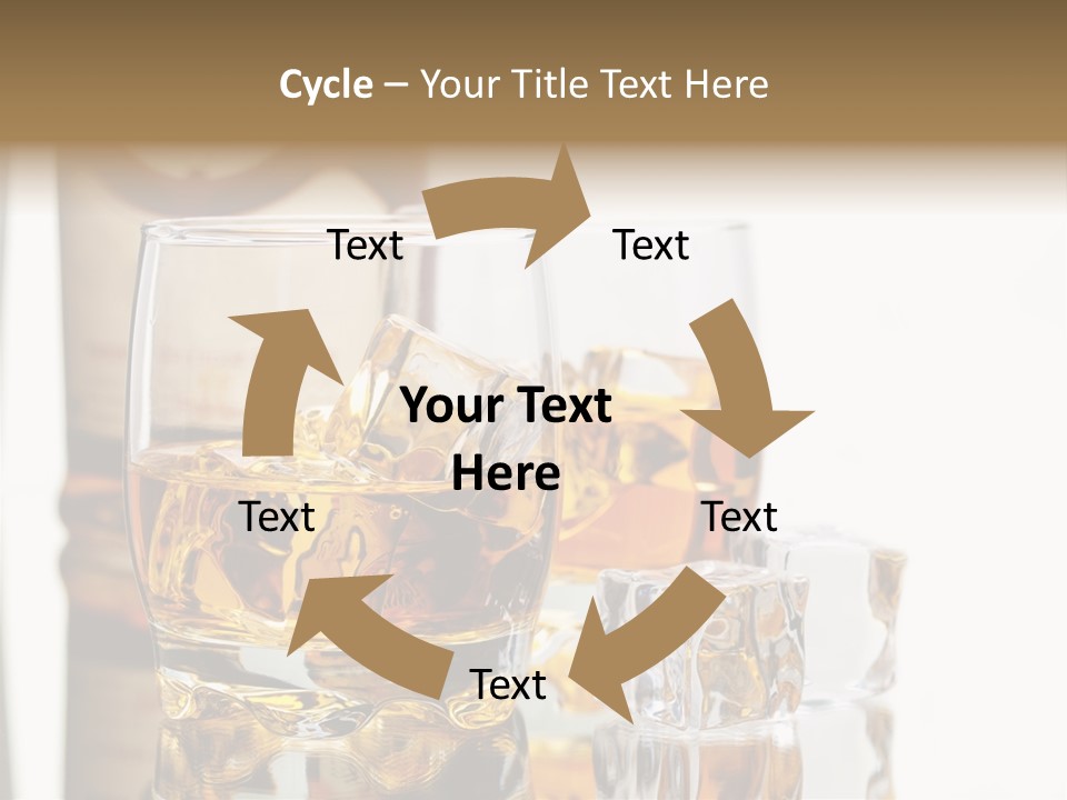 Liquid Ice Whisky PowerPoint Template