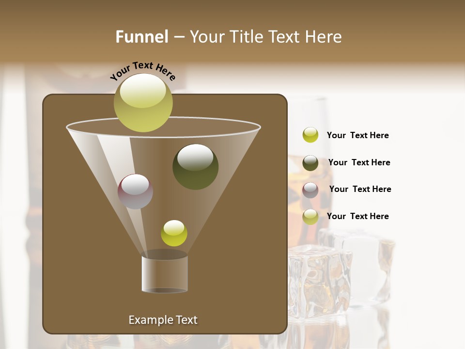 Liquid Ice Whisky PowerPoint Template
