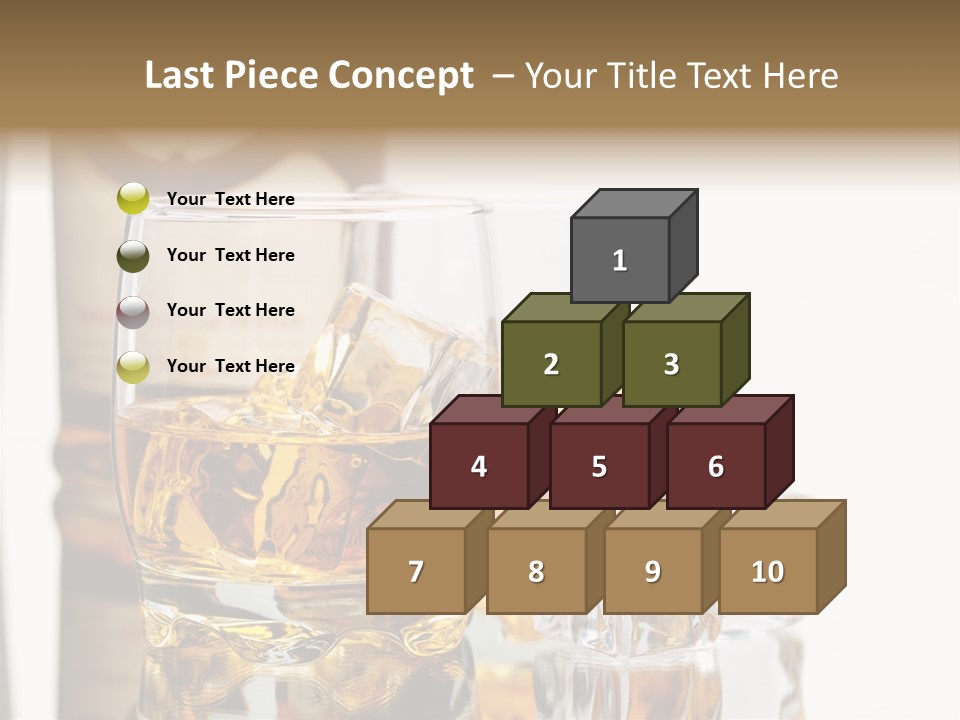 Liquid Ice Whisky PowerPoint Template