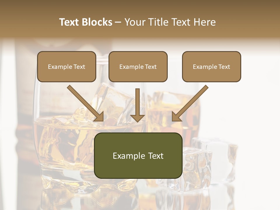 Liquid Ice Whisky PowerPoint Template