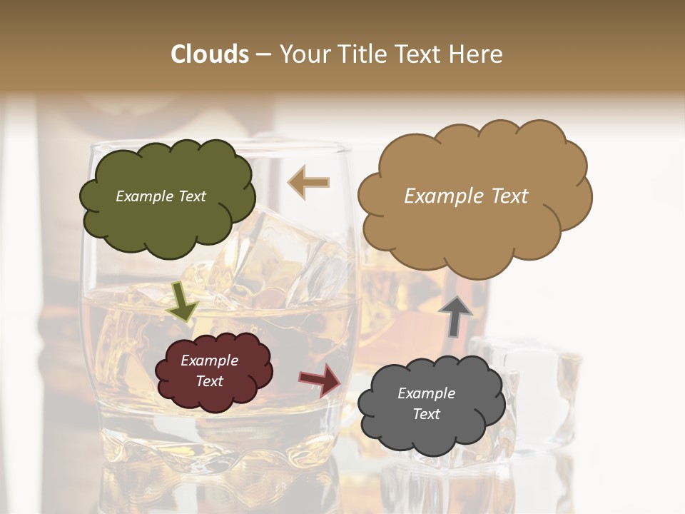 Liquid Ice Whisky PowerPoint Template