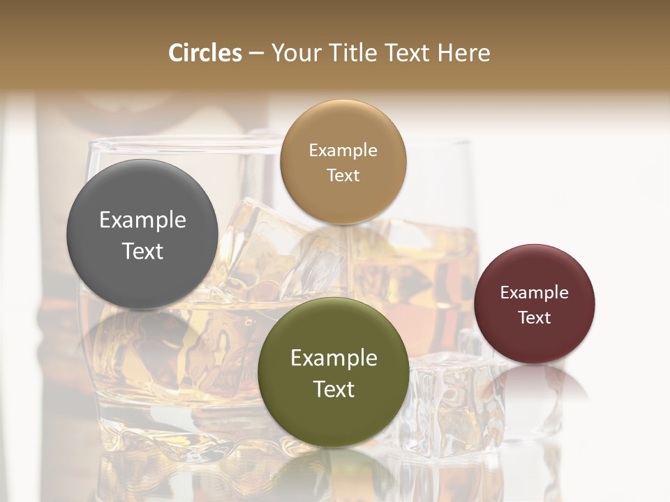 Liquid Ice Whisky PowerPoint Template