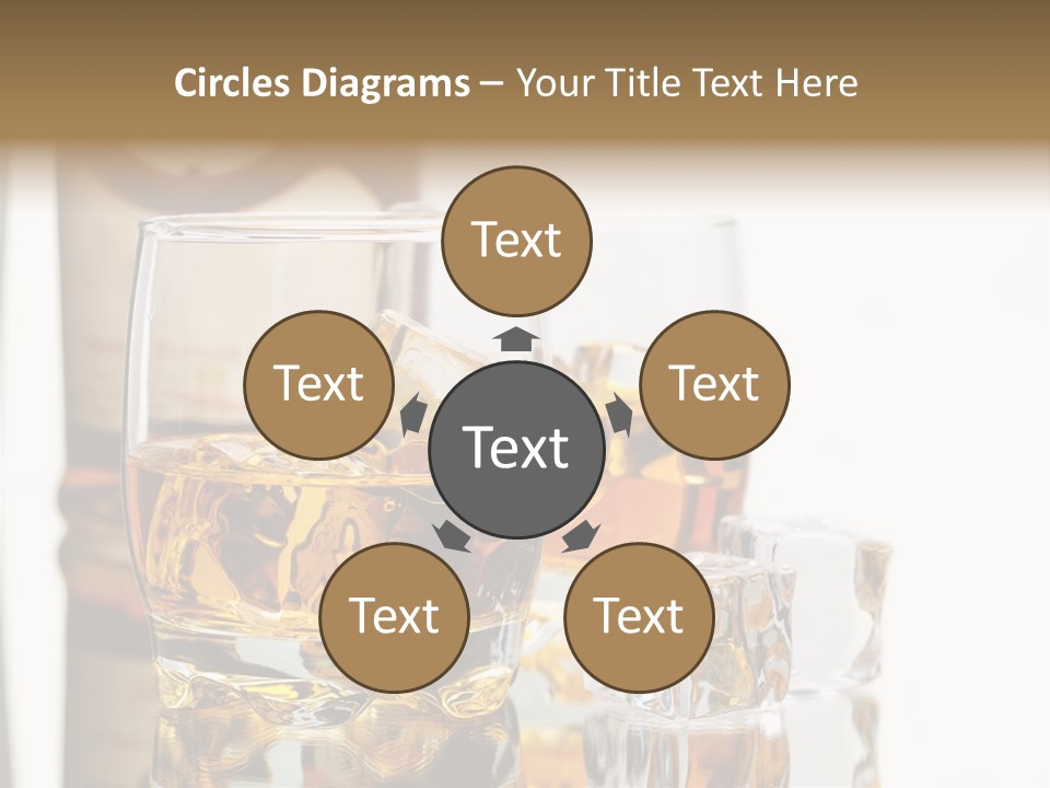 Liquid Ice Whisky PowerPoint Template
