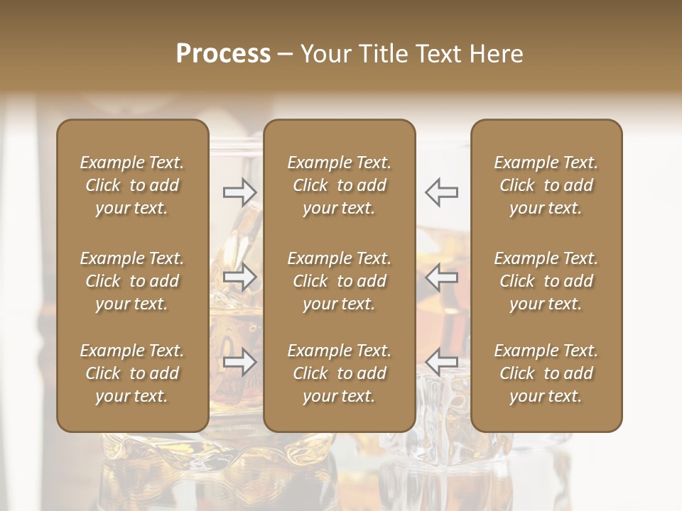 Liquid Ice Whisky PowerPoint Template