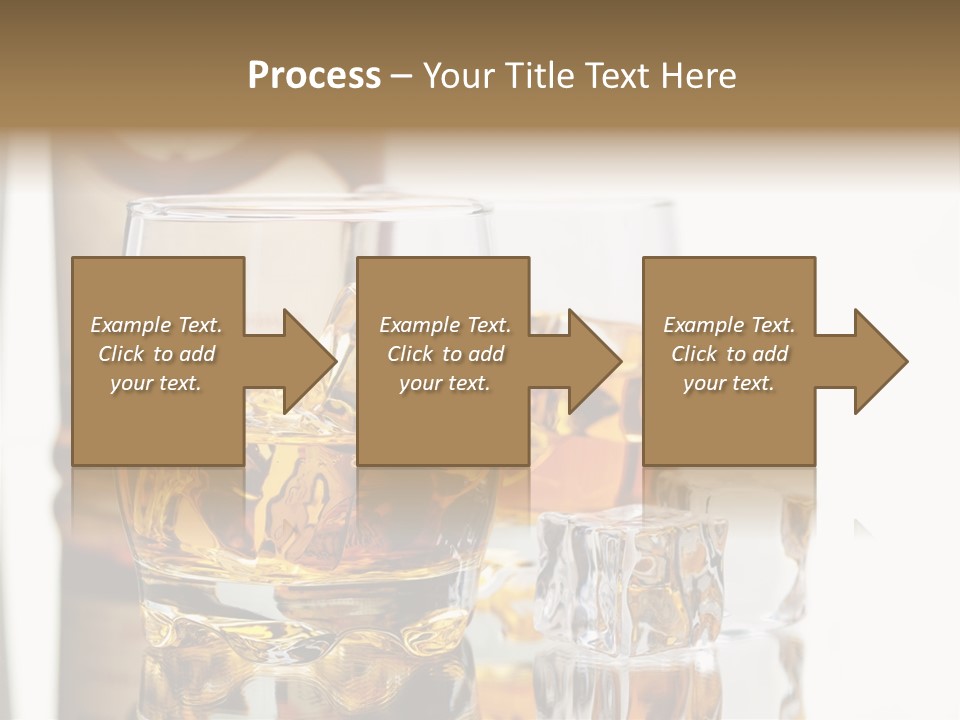Liquid Ice Whisky PowerPoint Template