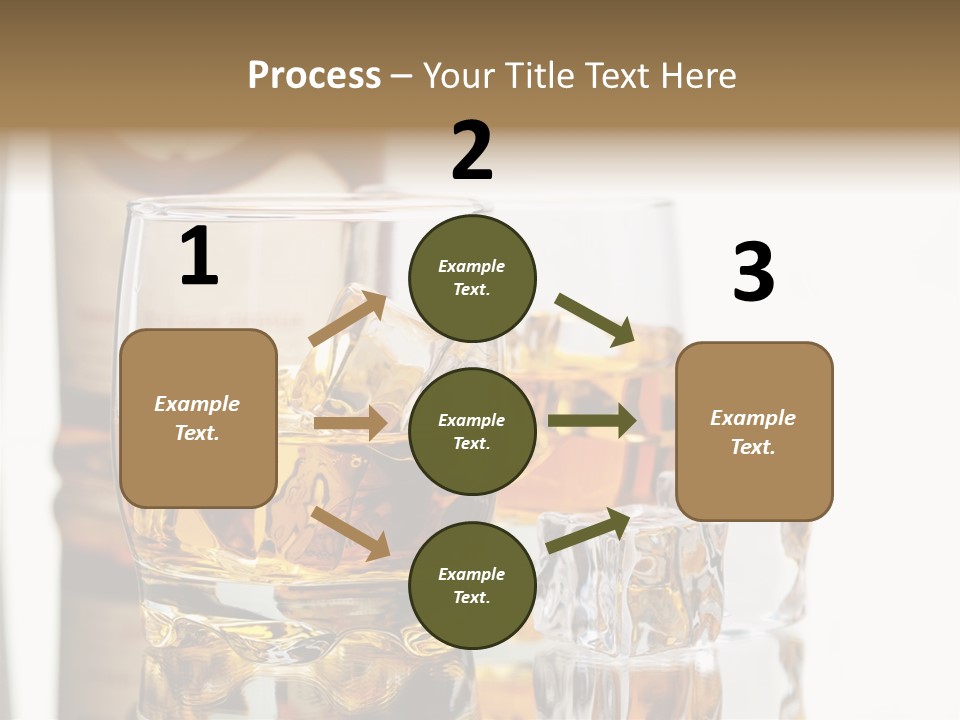 Liquid Ice Whisky PowerPoint Template