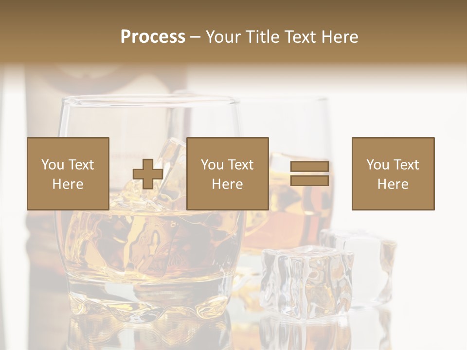 Liquid Ice Whisky PowerPoint Template