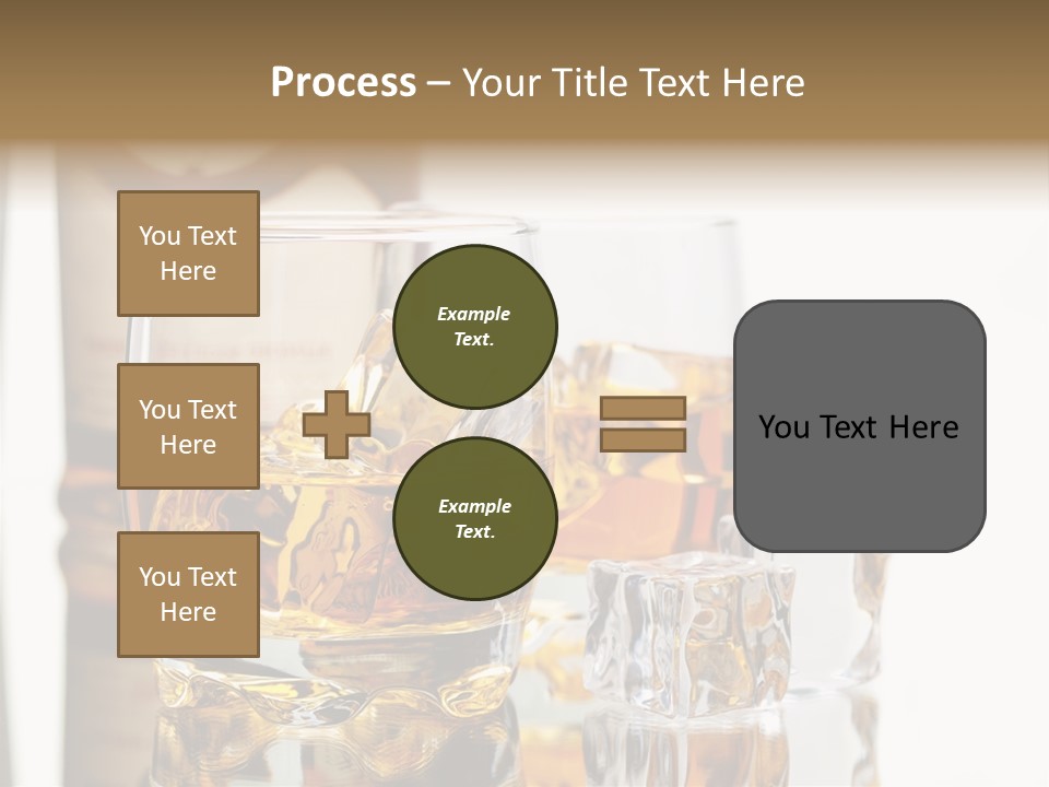 Liquid Ice Whisky PowerPoint Template