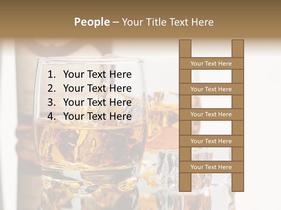 Liquid Ice Whisky PowerPoint Template