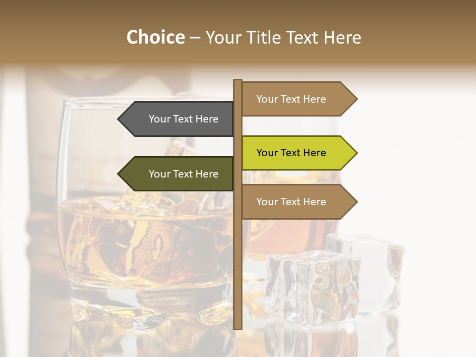 Liquid Ice Whisky PowerPoint Template